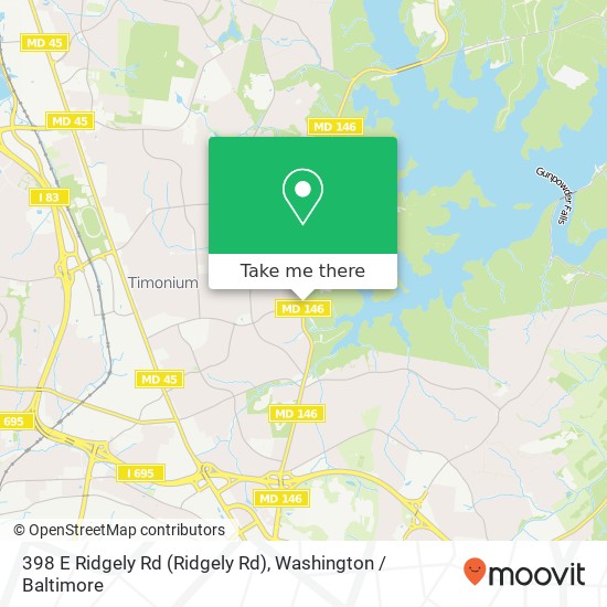 398 E Ridgely Rd (Ridgely Rd), Lutherville Timonium, MD 21093 map