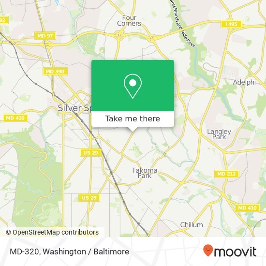 MD-320, Silver Spring, MD 20910 map