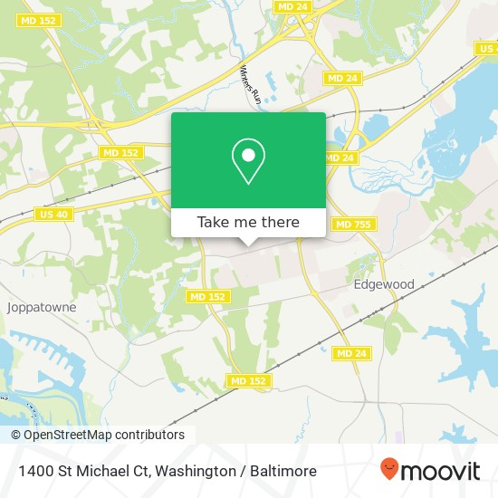 1400 St Michael Ct, Edgewood, MD 21040 map