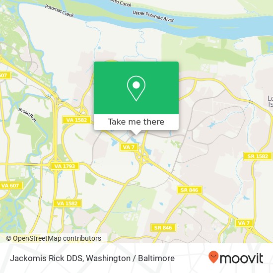 Mapa de Jackomis Rick DDS, 46161 Westlake Dr