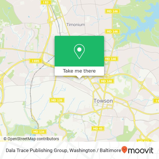 Dala Trace Publishing Group map