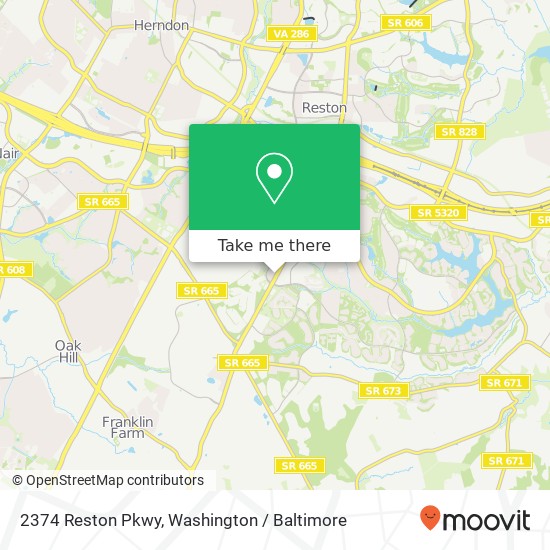 2374 Reston Pkwy, Reston, VA 20191 map