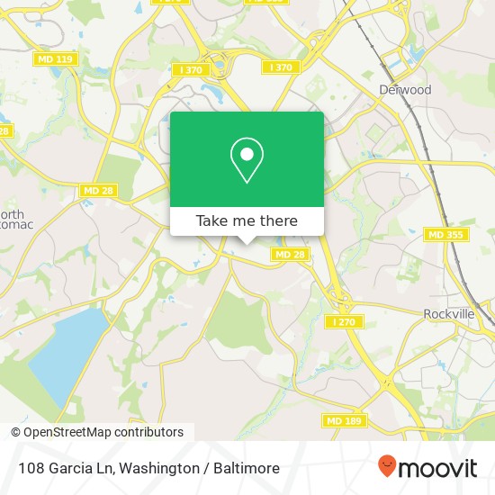 108 Garcia Ln, Rockville, MD 20850 map