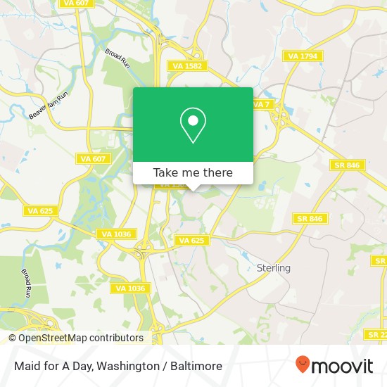 Mapa de Maid for A Day, 45596 Livingstone Station St