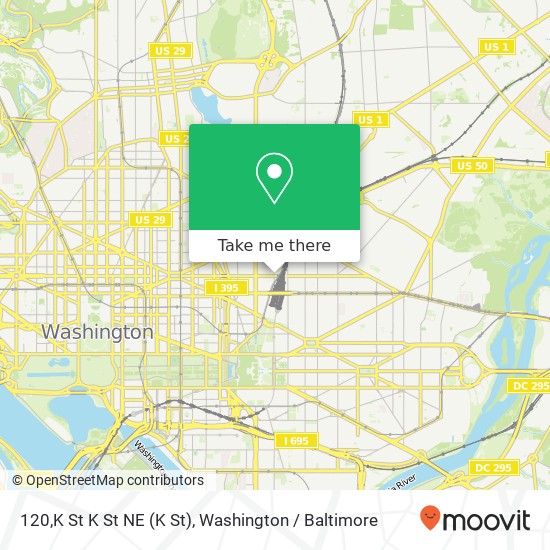 120,K St K St NE (K St), Washington, DC 20002 map