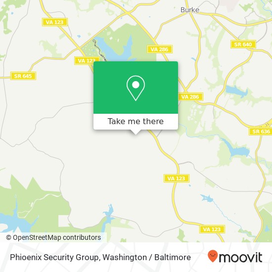 Mapa de Phioenix Security Group, 7818 Ox Rd