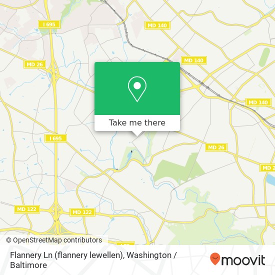 Flannery Ln (flannery lewellen), Gwynn Oak, MD 21207 map