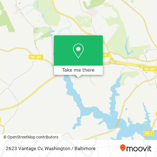 Mapa de 2623 Vantage Cv, Annapolis, MD 21401