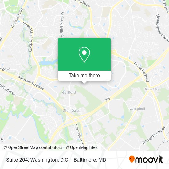 Suite 204 map