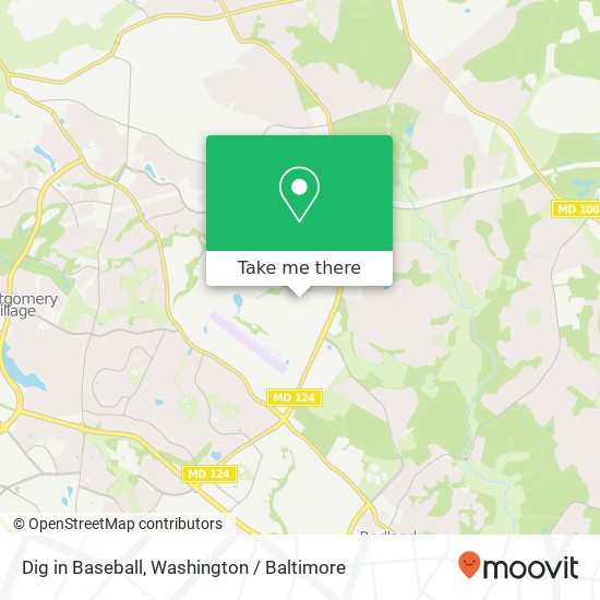 Mapa de Dig in Baseball, 7611 Rickenbacker Dr