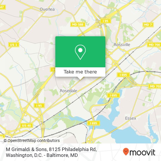 M Grimaldi & Sons, 8125 Philadelphia Rd map