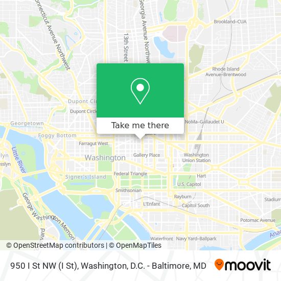 950 I St NW map