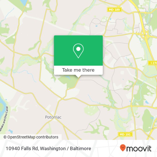 10940 Falls Rd, Potomac, MD 20854 map