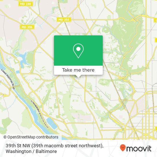 39th St NW (39th macomb street northwest), Washington (WASHINGTON), DC 20016 map