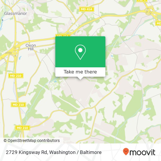 2729 Kingsway Rd, Fort Washington, MD 20744 map