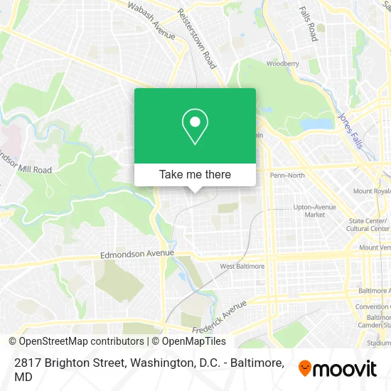2817 Brighton Street map