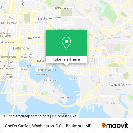 Mapa de OneDo Coffee