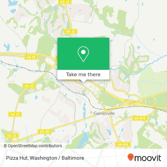 Pizza Hut, 6896 Piedmont Center Plz map