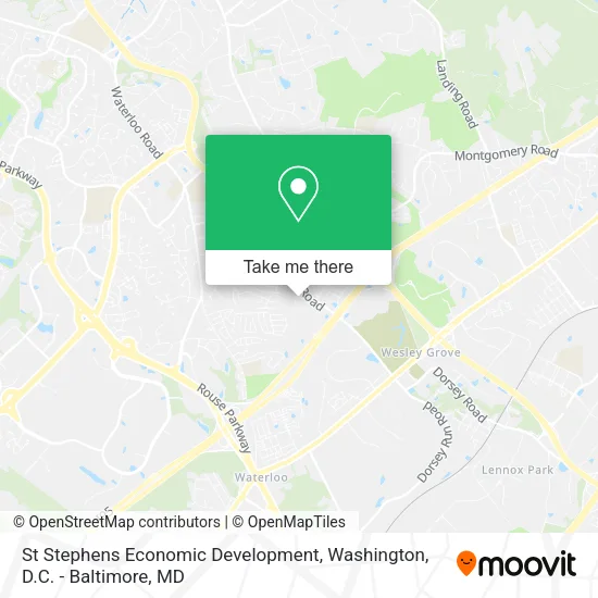 St Stephens Economic Development map
