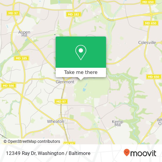 12349 Ray Dr, Silver Spring, MD 20902 map