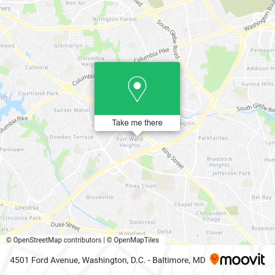4501 Ford Avenue map