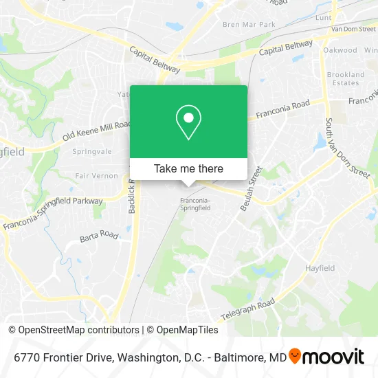 6770 Frontier Drive map