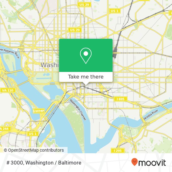 # 3000, 600 Maryland Ave SW # 3000, Washington, DC 20024, USA map