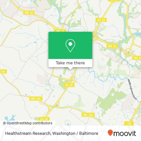 Healthstream Research, 7710 Montpelier Rd map