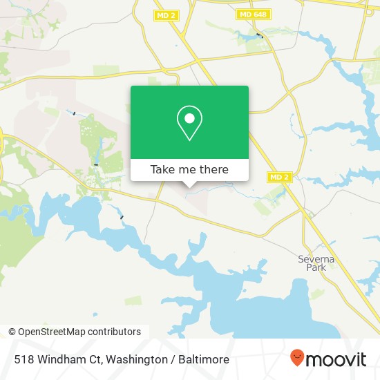 518 Windham Ct, Severna Park, MD 21146 map