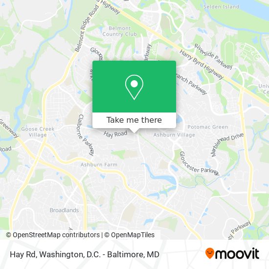 Mapa de Hay Rd