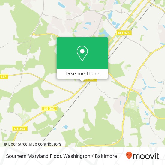 Southern Maryland Floor, 10505 Theodore Green Blvd map