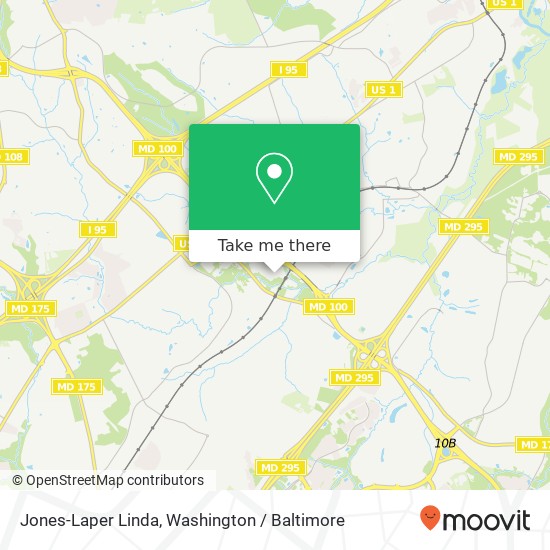 Jones-Laper Linda, 6865 Deerpath Rd map