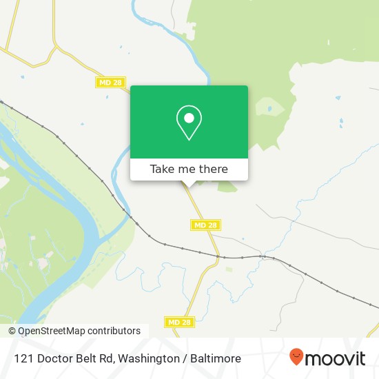 121 Doctor Belt Rd, Dickerson, MD 20842 map