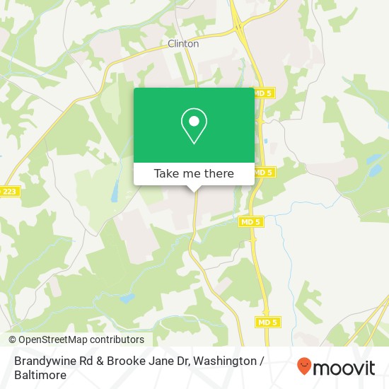 Mapa de Brandywine Rd & Brooke Jane Dr