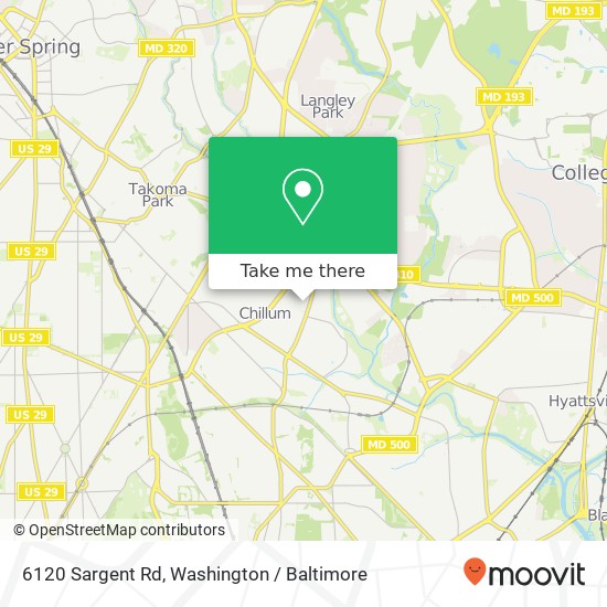 6120 Sargent Rd, Hyattsville, MD 20782 map