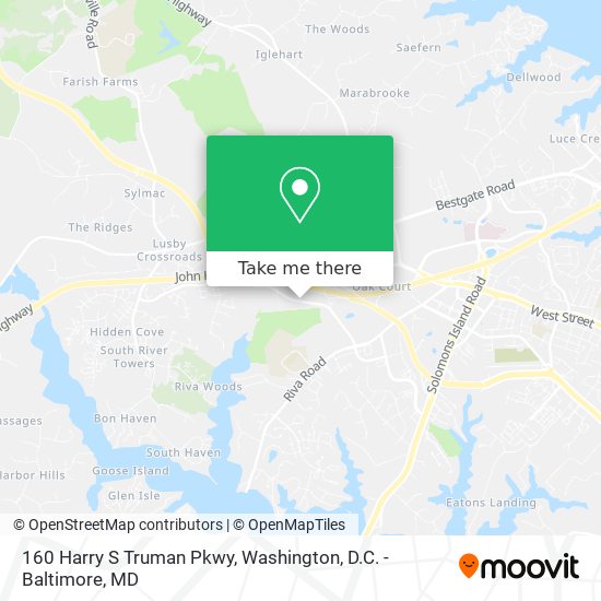 160 Harry S Truman Pkwy map