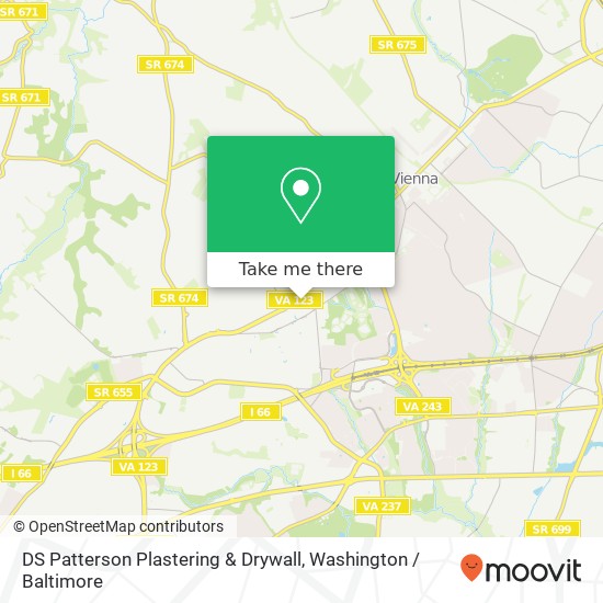 Mapa de DS Patterson Plastering & Drywall, 2702 Sutton Rd
