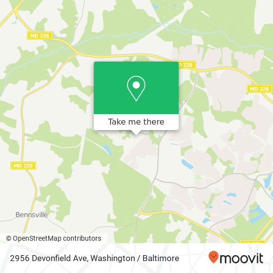Mapa de 2956 Devonfield Ave, Waldorf, MD 20603