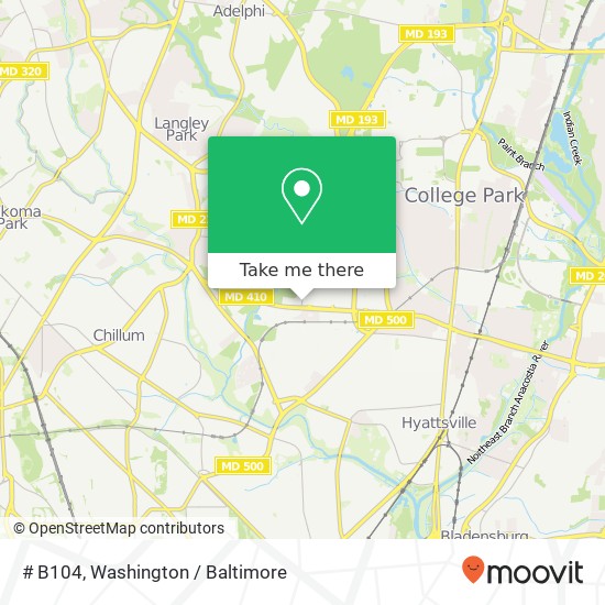 # B104, 3311 Toledo Terrace # B104, Hyattsville, MD 20782, USA map