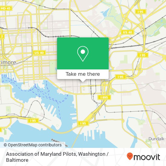 Association of Maryland Pilots, 3720 Dillon St map