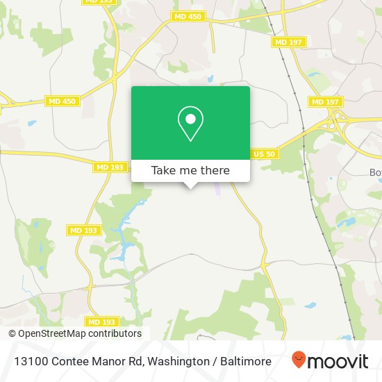 13100 Contee Manor Rd, Bowie, MD 20721 map