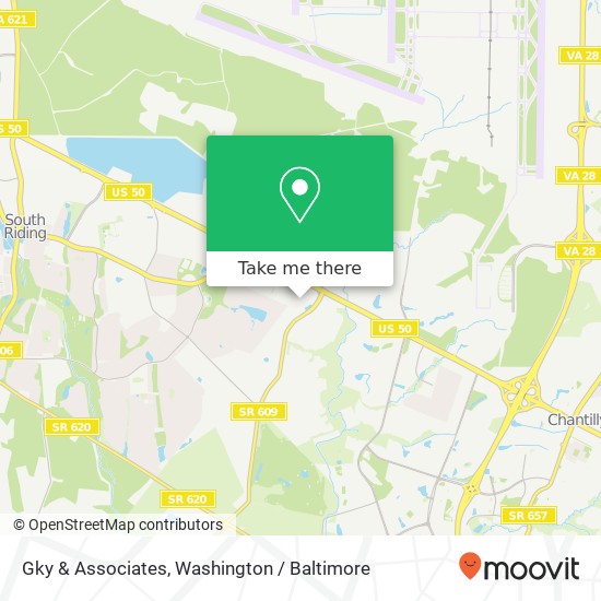 Mapa de Gky & Associates, 4229 Lafayette Center Dr