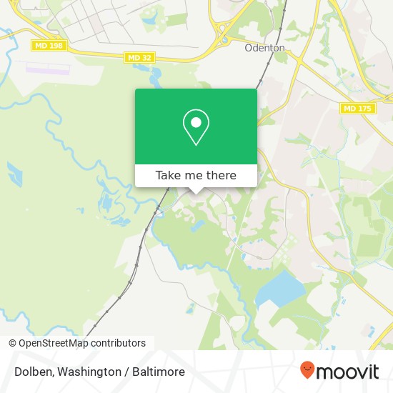 Mapa de Dolben, 2600 Midway Branch Dr