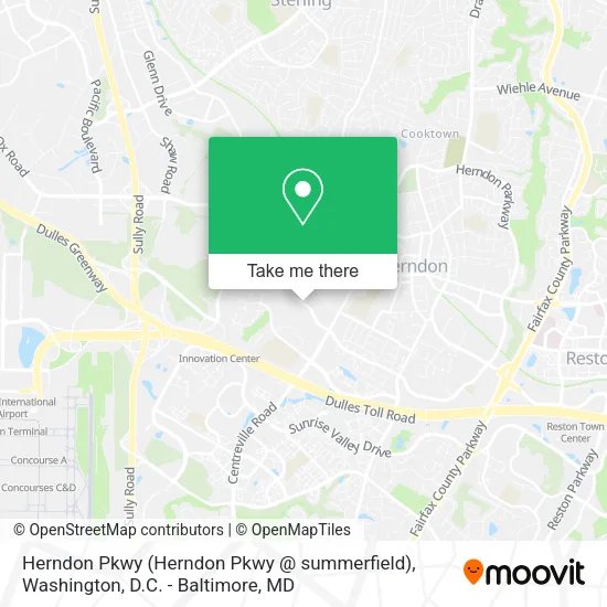 Mapa de Herndon Pkwy (Herndon Pkwy @ summerfield)
