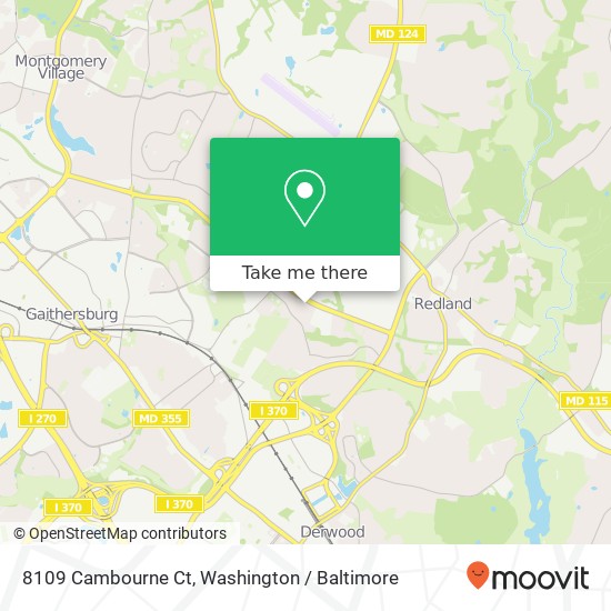 8109 Cambourne Ct, Gaithersburg, MD 20877 map