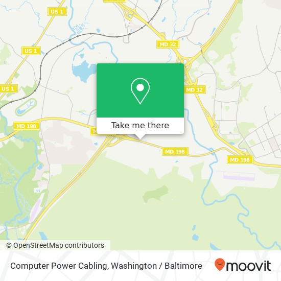Mapa de Computer Power Cabling, 3356 Fort Meade Rd