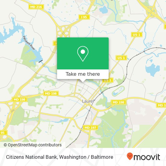 Mapa de Citizens National Bank, 517 Main St