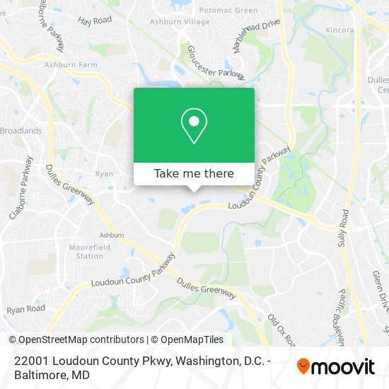 Mapa de 22001 Loudoun County Pkwy