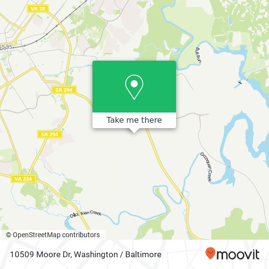 10509 Moore Dr, Manassas, VA 20111 map
