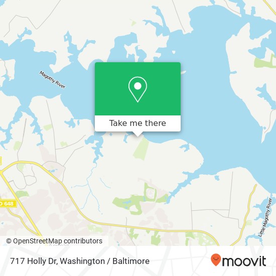 Mapa de 717 Holly Dr, Arnold, MD 21012